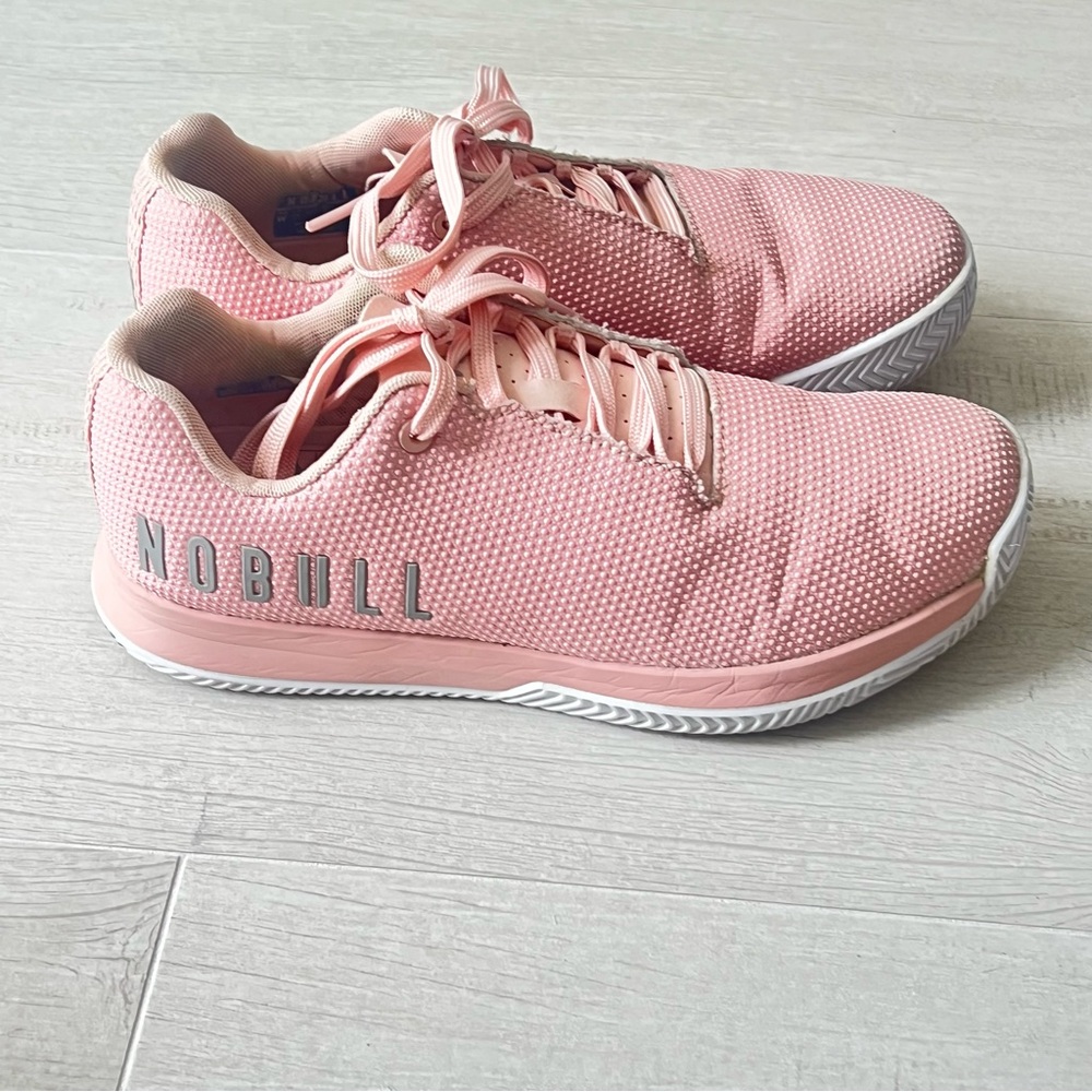 NoBull Pink Superfabric Trainer Sneakers Size 9